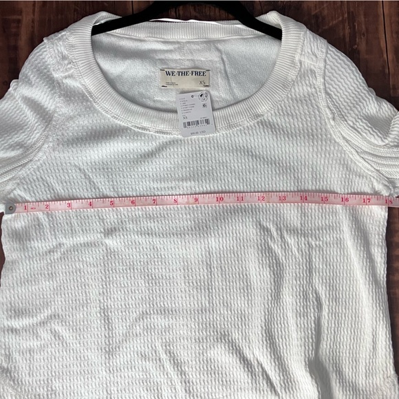 Free People WE THE FREE Swinging Cable Cuff Long Sleeve Shirt XS - Picture 5 of 10